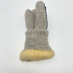 Color Beige de Cuero de cerdo Palma Thinsulate <span class=keywords><strong>del</strong></span> trazador de líneas de trabajo para invierno, 20% Lana, 80% acrílico guantes - Product Image 4