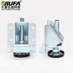 Jiufa Furniture Leg Adjustable Metal <b>Cabinet</b> Wardrobe Support With Rubber Pad Easy Installation Industrial Design - Product Image 1