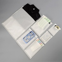 Sacs en papier glassine biodégradables personnalisés avec logo imprimé pour l'emballage de vêtements, pochettes écologiques recyclables en gros