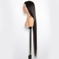 Perruque dentelle frontale en cheveux humains 40 pouces 180% de densité à prix d'usine perruque dentelle frontale HD en cheveux humains de couleur naturelle pour femmes