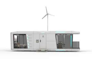 2024 Wind Solar System Capsule de camping Maisons préfabriquées Capsule d'espace de conteneur modulaire pour l'hôtel de vie