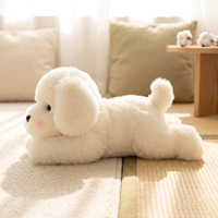 Peluche chien en coton PP super doux, jouet en peluche mignon pour enfants, cadeau d'anniversaire, fournisseur OEM/ODM personnalisé