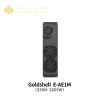 Goldshell E-AE1M 230M ZkSNARK, mineur ASIC domestique ALEO en métal, refroidi par air, haute efficacité, crypté, 2000W, 45dB, 100-240V, Ethernet RJ45