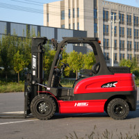 Chariot élévateur électrique à batterie lithium 1, 2, 3, 5 tonnes avec déplaceur latéral, hauteur de levage 3m, 4m, 5m, 6m, 7m, 8m pour entrepôt