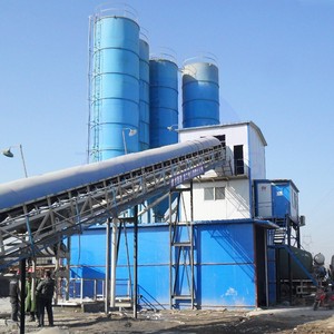 Sabit Beton Santrali 60m³/sa JS1000 Mikser ve Bantlı Besleme Sistemli, Prefabrik ve RMC için İdeal - Product Image 1