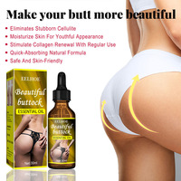 EELHOE Crème Raffinante Efficace pour Relever et Raffermir les Hanches et Fesses, Huile Essentielle pour Agrandir le Fessier et Embellir les Fesses