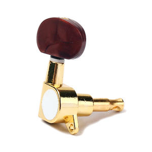 Pioli di accordatura per corde per chitarra stile 3R3L stampati in oro di alta qualità - Product Image 3