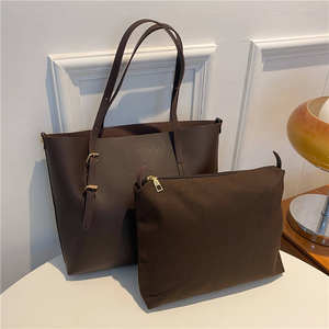 Sac à main grande capacité à la mode avec fermeture éclair à une épaule, sac fourre-tout décontracté pour femmes - Product Image 2