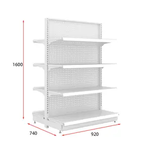 Espositore Gondola supermercato scaffale espositore di alta qualità Gondola per negozi stand vendita al dettaglio