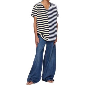 Pantalones Vaqueros Retro Azules para Hombre, Corte Holgado, Pierna Ancha, Estilo Baggy, Desgastados, de Algodón - Product Image 5