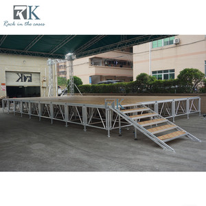 อุปกรณ์เสริมเวทีอลูมิเนียม RK ติดตั้งง่าย ขนาด 1.22ม. x 1.22ม. แท่นเวที - Product Image 6