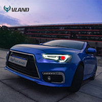 Phares LED complets VLAND avec yeux de démon séquentiels pour Mitsubishi Lancer EX Fortis Galant 2008-2017 Plug and Play