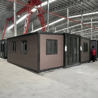 Maisons mobiles modulaires modernes à installation rapide, conteneurs préfabriqués extensibles de 20 et 40 pieds, conception à montage facile pour la maison