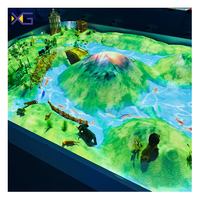 Table de projection interactive pour enfants avec jeu de fouille de sable en réalité augmentée, idéale pour l'éducation scolaire et les aires de jeux intérieures