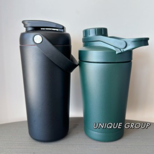 Botella agitadora de proteínas de acero inoxidable de 16oz y 24oz, aislada a prueba de fugas para batidos, café, comida, reemplazo, vasos duraderos - Product Image 1
