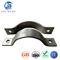 Collier de serrage en U galvanisé à chaud ZhiBoDa de haute qualité, résistant aux vents de 60 m/s et aux charges de neige de 1,4 KN/m², pour systèmes de montage solaire et aquacole