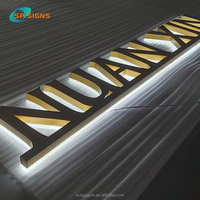 Panneau publicitaire personnalisé SP SIGN, prix d'usine, panneau décoratif mural intérieur, lettres lumineuses 3D LED, panneau publicitaire extérieur