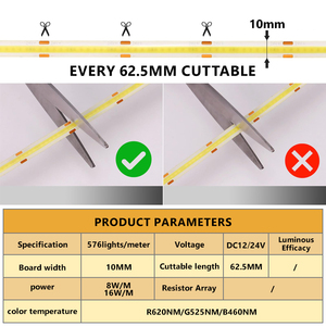 Giấc Mơ Màu COB kỹ thuật số ws2811 LED Strip điều khiển từ xa rgbic pixel đuổi theo 12V/24V địa chỉ 576led cho 756led Đồng cơ thể - Product Image 6