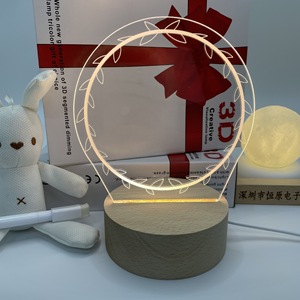 나무로 만든 야간 램프 홀더 컴팩트 USB 스마트 라이트 베이스 소형 침대 옆 탁자용 우아한 공예 액세서리 침실 사무실 장식 - Product Image 6