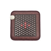 Tapis chauffant de méditation en tourmaline Wellness 2026, mini-tapis chauffant profond à photons à brancher pour soulager les douleurs corporelles