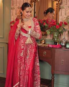 Ensemble Salwar Kameez décontracté en Georgette sans plis, vêtements ethniques indiens Fulpari, avec dupatta brodé, inspiré du style pakistanais - Product Image 2