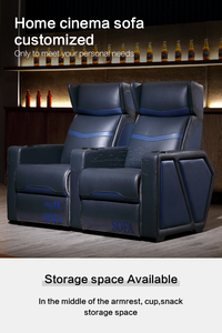 Moderne Confortable Multifonctionnel Électrique Inclinable Canapé Chaise En Cuir Véritable Home Cinéma Meubles Hôtel Théâtre Meubles - Product Image 2