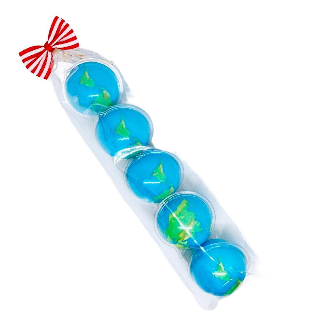 wholesale custom private label halal fruit flavor planet earth shape jelly gummy candy manufacturers
