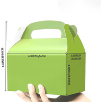 Boîtes à gâteaux portables noires personnalisées, emballages cadeaux pour pâtisseries et boulangeries, papier kraft de qualité alimentaire, directement de l'usine