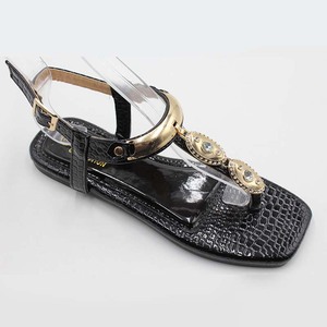 Sandalias Planas de Verano para Mujer, con Cadena de Diamantes de Imitación, de Alta Calidad, Cómodas, Gran Venta - Product Image 2
