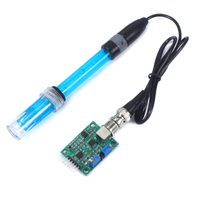 Module de régulation et de détection du pH liquide, capteur de surveillance et de contrôle, testeur + sonde d'électrode pH BNC pour Arduino, plage de pH 0-14