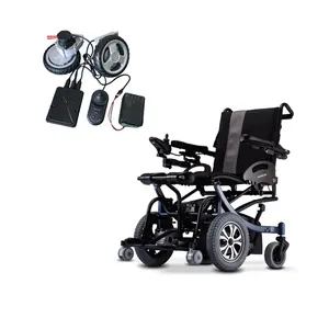 Driver motore 24v per e-sedia a rotelle motore ruota solida da 10 pollici controller maniglia joystick per sedia a rotelle elettrica