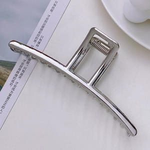 Vendita all'ingrosso di 4.7 personalizzata "Jumbo grande oro metallo accessori lega per capelli pinza per capelli per capelli spessi per le donne - Product Image 6