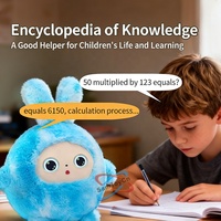 Samtoycn Chat GPT Çok Dilli Yapay Zeka Robotu Yapay Uygulama Kontrollü Yumuşak Pamuklu Peluş Bebek Konuşan Yapay Zeka Peluş Oyuncak Dinamik Gözlü