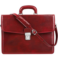 Sac à main pour ordinateur portable de 15 pouces en cuir de vache véritable de haute qualité, vintage, grande capacité, pour homme