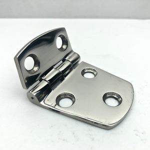 Stainless Steel Boat Deck Hinge 76x38mm Polished Marine Hardware For <b>Yacht</b> Repair - Product Image 1