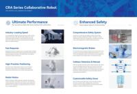 Lengan Robot Kolaboratif Industri DOBOT CRA Series 6 Axis Asli, Beban Angkut 3kg hingga 30kg