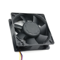 Ventilateur axial sans balais DC 120 mm à longue durée de vie, OEM 12V/24V, haute pression statique, ventilateur de refroidissement PBT pour châssis PC et purificateur d'air