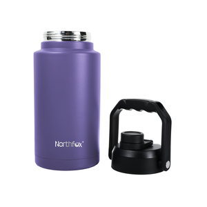 Vente en gros de gourde isotherme en acier inoxydable de 40 oz/64 oz à grand volume avec couvercle à bec verseur et poignée, <span class=keywords><strong>thermos</strong></span> de <span class=keywords><strong>3</strong></span> <span class=keywords><strong>litres</strong></span> pour le café - Product Image 3
