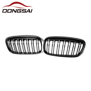 Griglia Frontale Stile M a Doppia Lamella per <span class=keywords><strong>BMW</strong></span> Serie 2 <span class=keywords><strong>F45</strong></span> Active Tourer F46 Gran Tourer 2015-2017, Set Griglia Paraurti Anteriore in ABS - Product Image 2