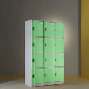 Bền Phòng Tập Thể Dục Tủ Khóa Với 12 Cửa ABS Nhựa Không Thấm Nước Ngoài Trời Lưu Trữ Tủ Giá Thấp Hồ Bơi Tổ Chức Với Khóa Điện Tử - Product Image 1