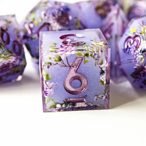 Mini planète résine polyédrique D & D jeu de dés <span class=keywords><strong>Logo</strong></span> personnalisé Dragon et donjon résine haute qualité 7 pièces Opp sac jouets pour jeux du MDN - Product Image 2
