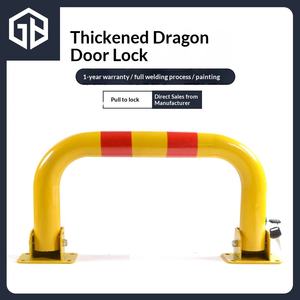 Poteau de stationnement mobile Luxi, bloqueur de stationnement, poteau de signalisation d'interdiction de stationnement, poteau de stationnement en U pour place de voiture privée - Product Image 1