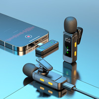 Microphone cravate sans fil magnétique L10 avec réduction de bruit pour vidéo TikTok en extérieur