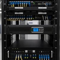 Nouvel onduleur de rack 19 pouces 48 VDC 230 VAC 1600 W 2 kVA monophasé pour télécommunications SCADA