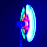 Baguette éolienne LED lumineuse très populaire pour enfants, idéale pour les fêtes, les cadeaux de fin d'année, jouet portable clignotant, baguette éolienne magique arc-en-ciel