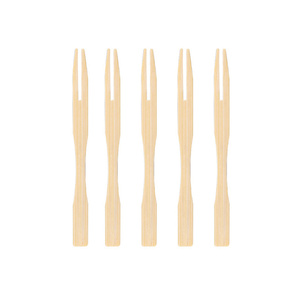 Bambou biodégradable de qualité alimentaire à usage de fête, Mini Buffet jetable, Desserts aux fruits, choix de Cocktail, <span class=keywords><strong>fourchette</strong></span> à fruits en bambou pour la nourriture - Product Image 4