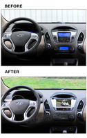Système multimédia de navigation automobile 7 pouces 4G 64G avec navigation GPS, prise en charge Bluetooth, Android Auto et CarPlay pour HYUNDAI TUCPON IX35 2009-