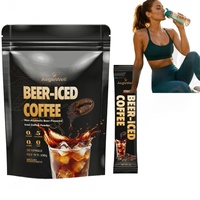 Aeglwell Poudre d'électrolytes pour bière sans alcool et café glacé, 30 sticks individuels, boisson d'hydratation sportive, OEM ODM, emballage personnalisé