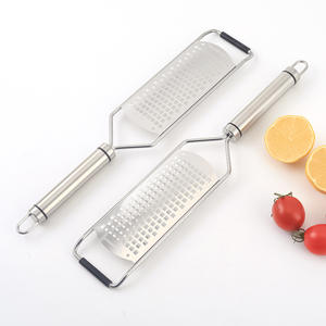 Rallador de queso de acero inoxidable, juego de 2 piezas, herramienta de cocina para verduras y frutas, apto para lavavajillas - Product Image 5