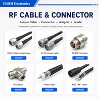Adaptateur RF N mâle vers N mâle, connecteur coaxial pour câble d'antenne et communication sans fil